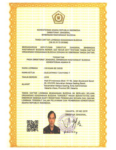 Tanda Daftar Lembaga